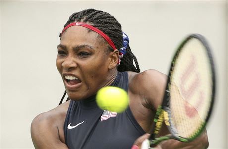 Serena Williamsová na olympijském turnaji koní.