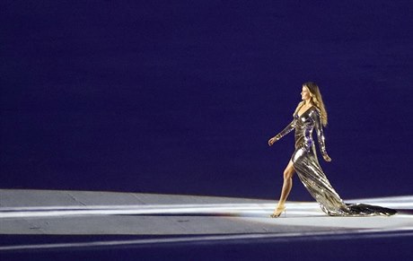 Slavnostní zahájení olympijských her v Riu (Gisele Bündchenová).