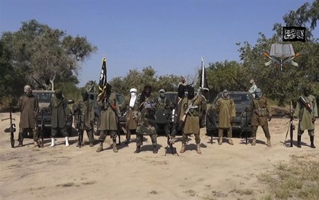 Bojovníci Boko Haram, extremistické teroristické organizace, hlásící se k...