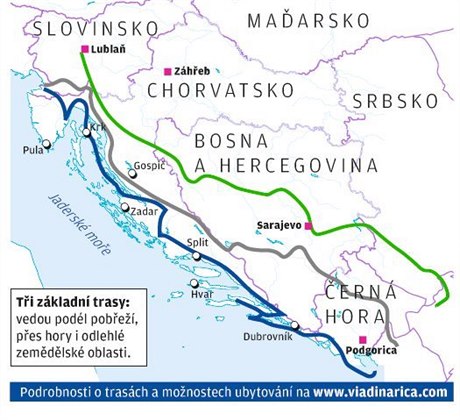 Via Dinarica: Balkán propojí turistické stezky.