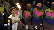 Gustavo Kuerten olympijský oheň nakonec nezapálil.