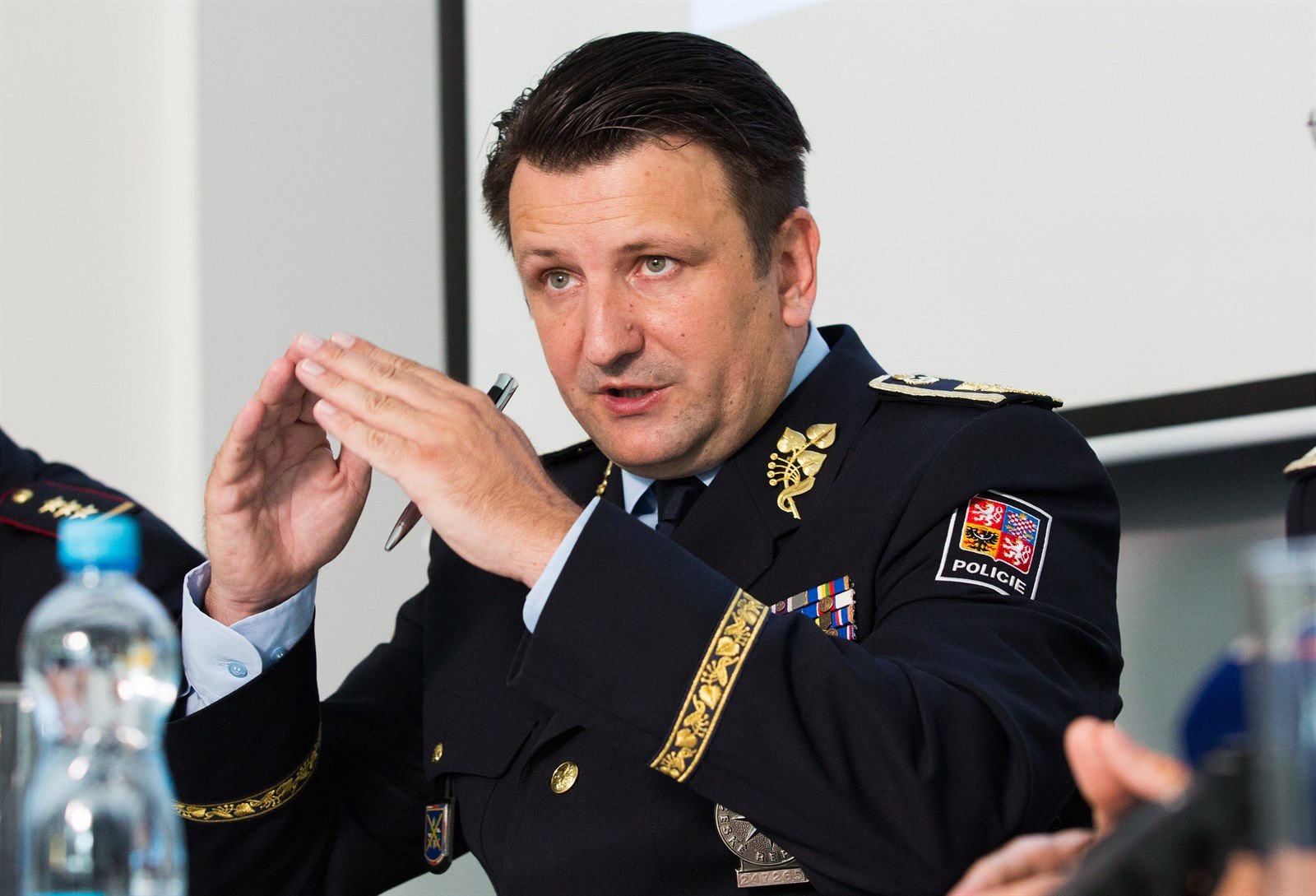 Policejní prezident Tomá� Tuhý.