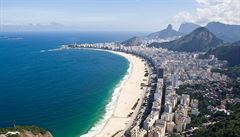 Výhled na plá Copacabana