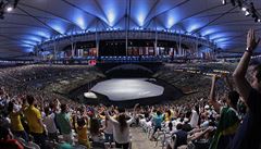 Zahajovací ceremoniál olympijských her v Riu.
