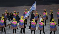 Slavnostní zahájení olympijských her v Riu 2016 (argentinská výprava).