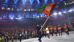 Slavnostní zahájení olympijských her v Riu (výprava Afgánistánu).
