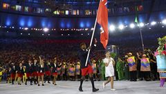 Slavnostní zahájení olympijských her v Riu (výprava Bermud).