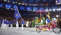 Zahájení olympijských her - první úast sportovc z Kosova.