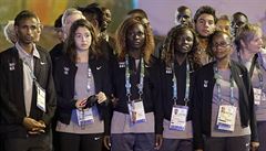 lenové olympijského týmu uprchlík bhem her v Rio de Janeiru.