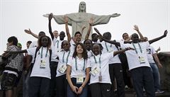 Olympijský tým uprchlík v brazilském Rio de Janeiru.