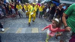 Stovky lidí pily 5. srpna v Ostrav na slavnostní zahajovací ceremoniál...