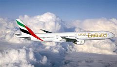 Spolenost Emirates pid novou linku z Prahy do Dubaje, plnuje ron pepravit o tvrt milionu vce pasar