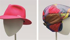 Návrh kolekce pro zimní hry, 1982, vlevo dámský klobouk z nástupové kolekce,...