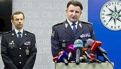 Policejní prezident Tomáš Tuhý (vpravo) a Zdeněk Laube, náměstek policejního...