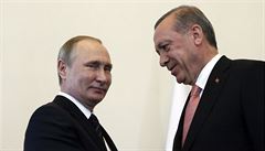 Putin přijal Erdogana: Nechť Rusko a Turecko obnoví dobré vztahy