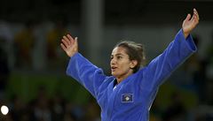 Judistka Majlinda Kelmendiová získala historicky první olympijskou medaili pro...