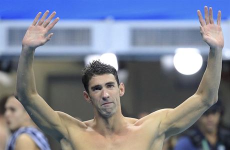 Michael Phelps se lou.