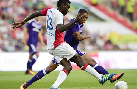 vodn utkn 4. pedkola fotbalov Evropsk ligy: Slavia Praha - Anderlecht...