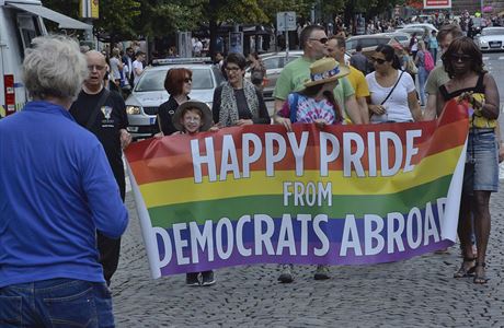 Pochod hrdosti gay a leseb Prague Pride se konal 13. srpna v Praze.
