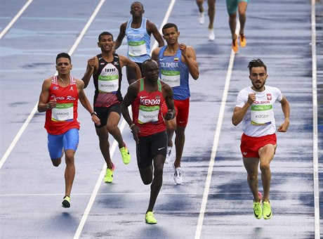 Ferguson Cheruiyot Rotich na olympijské trati.