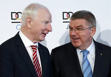 Patrick Hickey a jeho nadízený Thomas Bach.