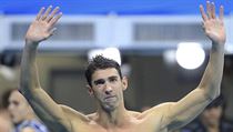 Michael Phelps se lou.