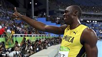 Usain Bolt ve finále dvoustovky.