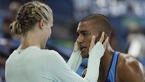 Amerian Ashton Eaton s kanadskou manelkou Brianne Theisenovou-Eatonovou.