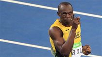 Usain Bolt to opt dokzal. Stal se olympijskm vtzem v bhu na 100 metr.