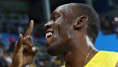 Usain Bolt ve finále dvoustovky.