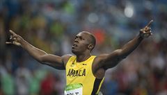 Slavící Usain Bolt.