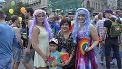 Pochod hrdosti gay a leseb Prague Pride se konal 13. srpna v Praze