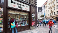 Knihkupectví Fier v Kaprov ulici funguje od roku 1933, kdy ho zaloil...