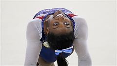 Americká gymnastka Simone Bilesová.