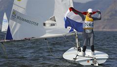 Marit Bouwmeesterová z Nizozemska ovládla jachtaskou disciplínu Laser Radial.