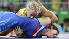 Olympijská premiéra Adély Hanzlíkové trvala pouhé ti minuty. eská zápasnice...