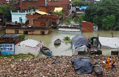 eka Ganga v období povodní.
