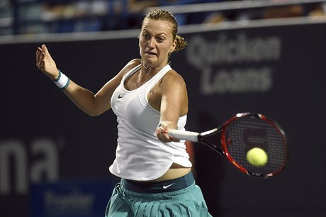 Petra Kvitová na turnaji v New Havenu.