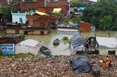 eka Ganga v období povodní.