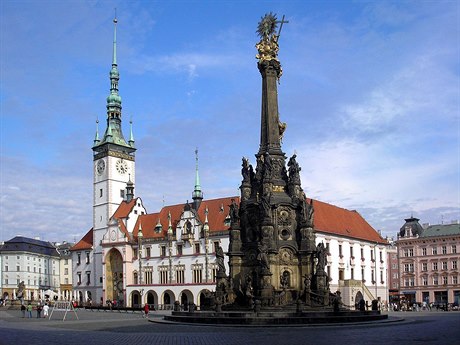 Horní námstí v Olomouci.