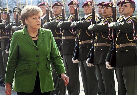 Angela Merkelová na  návtv v esku.