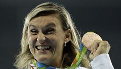 Barbora Špotáková už má svoji bronzovou medaili.