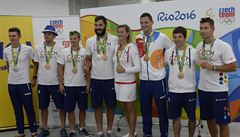 Ukzali medaile. Praha vtala spn olympioniky