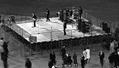 Poslední koncert The Beatles, San Francisco, Candlestick Park, 29. srpna 1966....