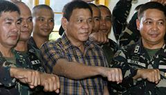 Prezident Rodrigo Duterte prosazuje tvrdou politiku vi drogám.