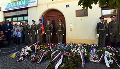 V Roudnici nad Labem se uskutenil pietní akt s vojenskými poctami v den 120....