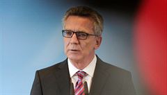 N�mecký ministr zahrani�ních v�cí Thomas de Maiziére p�edstavuje koncept...