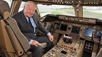 Americk konstruktr Joe Sutter, otec dopravnho letadla Boeing 747.