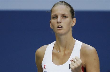 Karolína Plíková ve tvrtfinále US Open.