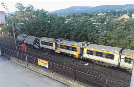 Naposledy ve panlsku vykolejil vlak ped temi lety v Santiagu de Compostela.